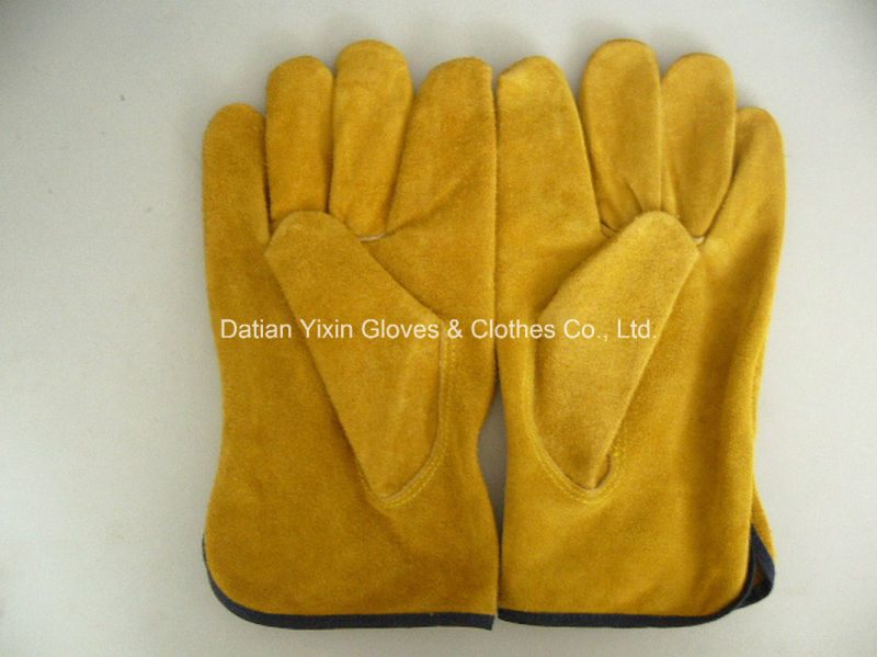 Driver Glove-Work Glove-Leather Glove-Gloves-Labor Glove-Cow Leather Glove-Safety Glove