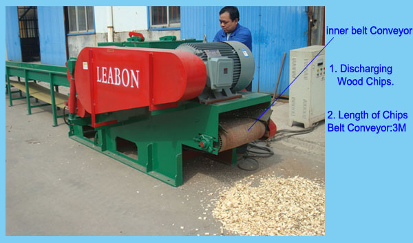 CE Industrial Biomass Palm Drum Wood Chips Shredder Machine