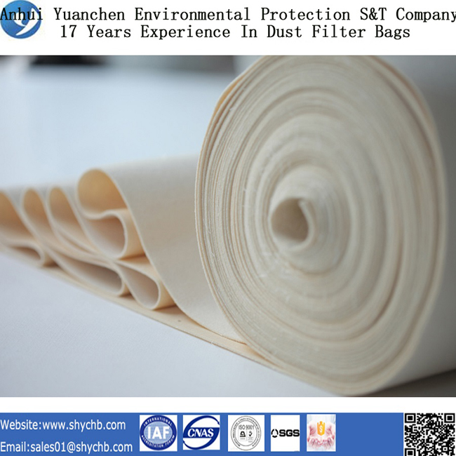 Nonwoven Needle Punched Filter Water and Oil Repellent PPS Composition Dust Filter Bag for Industry