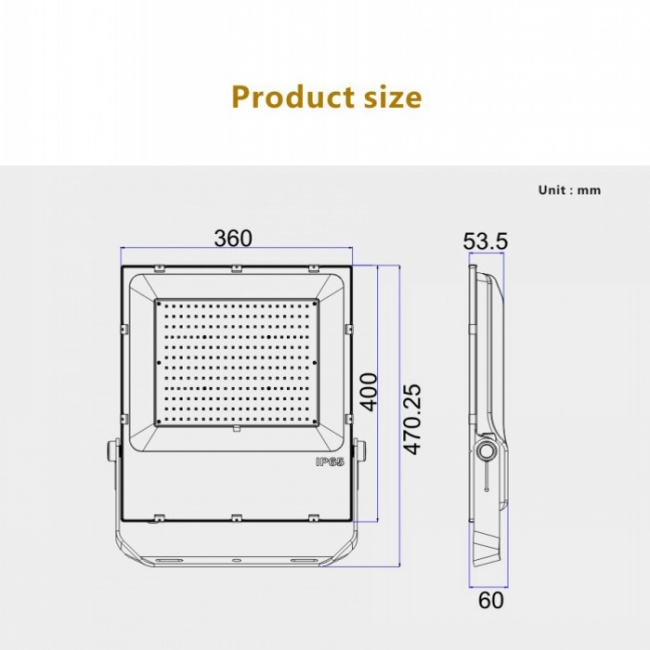 High Power LED Flood Light with Meanwell Driver and Osram LED