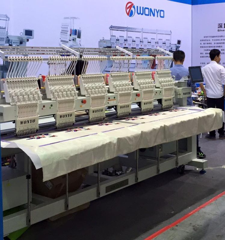 6 Head Computerized Embroidery Machine for T-Shirt/ Caps/ Flat Embroidery Industry