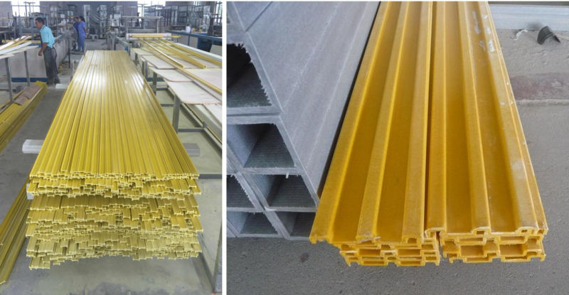 FRP Kick Plate/ Handrail Fittings/ Roof Cover or Wall Panel/ Profiles