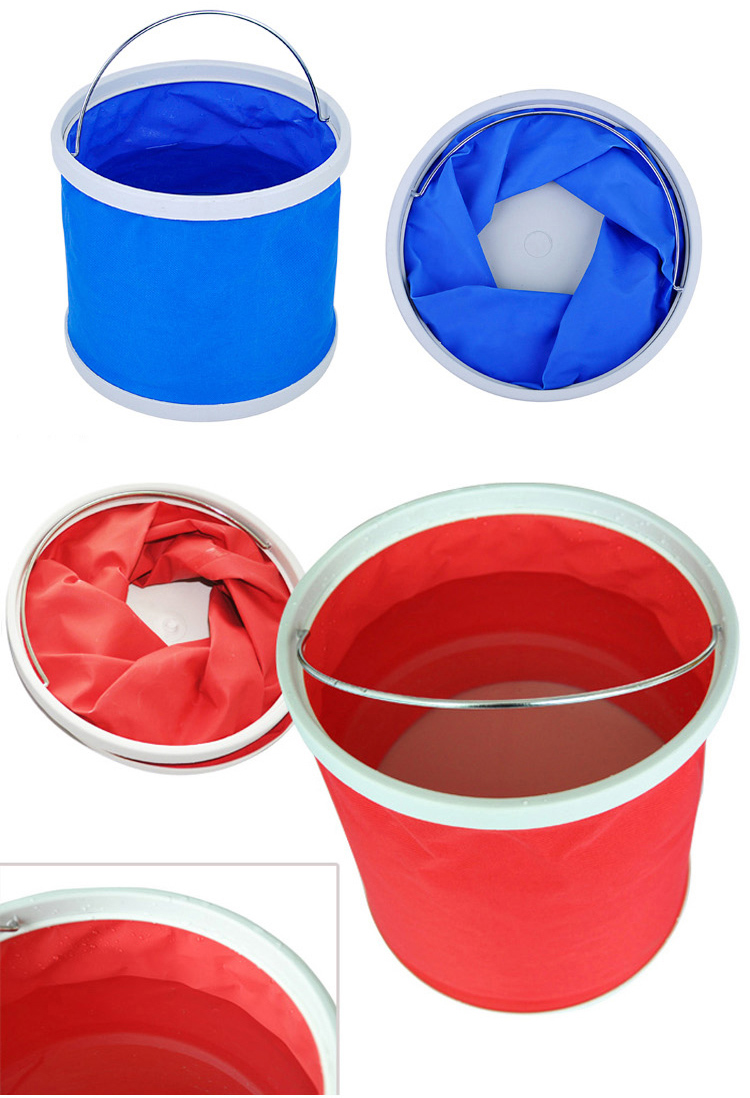 Promotional Folding Fishing Bucket with Handle