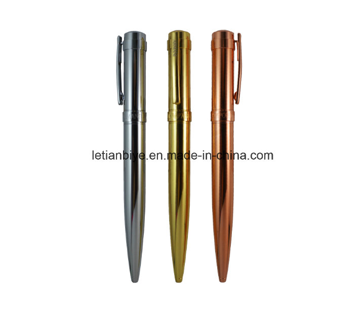 Rose Gold Metal Advertising Pen Promotional Ball Pen