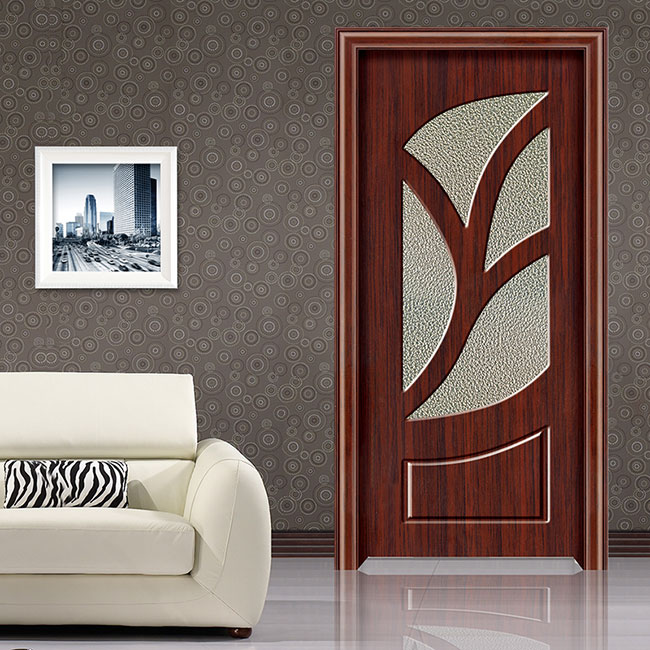 MDF PVC Door, Romania Style Door, PVC Glass Door, Doors