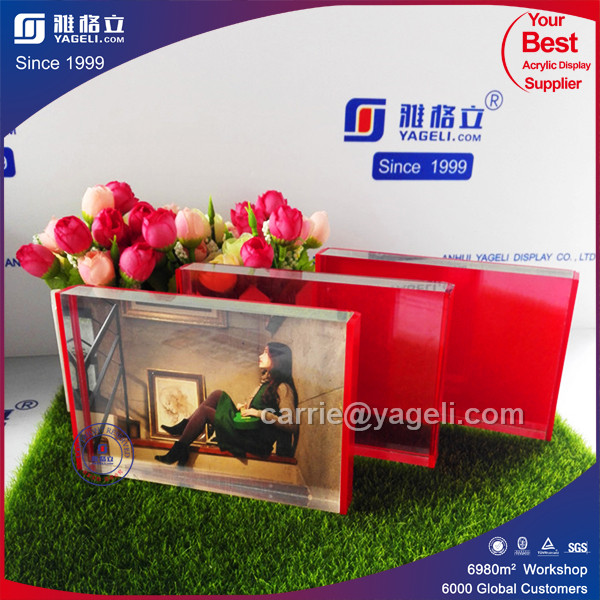 Factory Ygl-82 Double Sides Acrylic Photo Frame