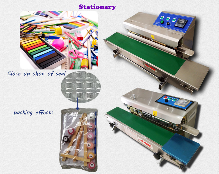 Continuous Automatic Adjustable Conveyor Seal Machine with Rise and Fall Heat Sealing Line for Stand Bag and Standing Pocket