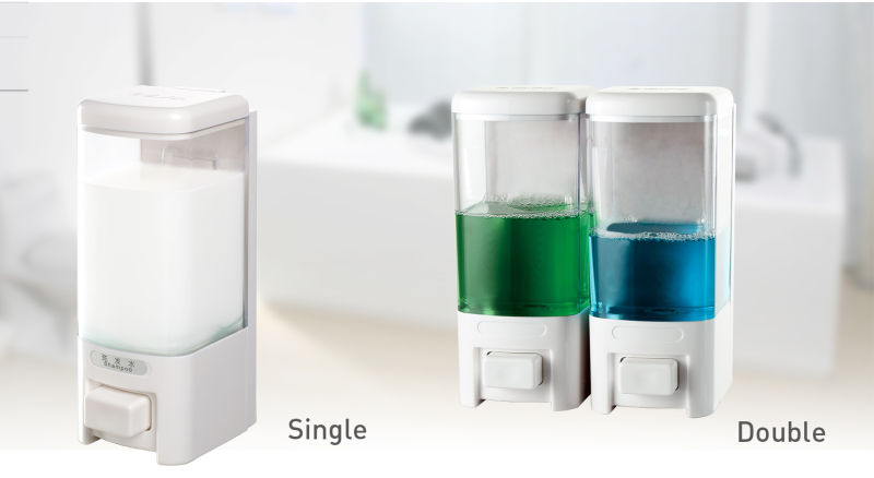 Bathroom Accessories Soap Dispenser with Clear Liquid Tank (V-8101)