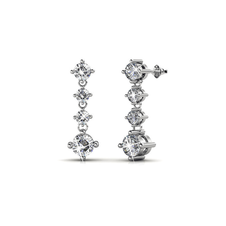 Destiny Jewellery Crystal From Swarovski Stud Amanda Earrings