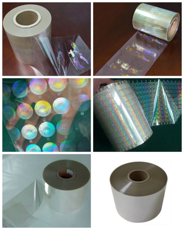 Hologram Hot Stamping Embossing Transparent Film