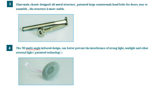 Anti- Shock 255 Level High Sensitivity Digital Metal Detector for Financial Institutions