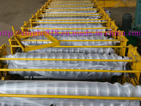 Corrugation Tile Roofing Sheet Double Layer Rolll Forming Machine