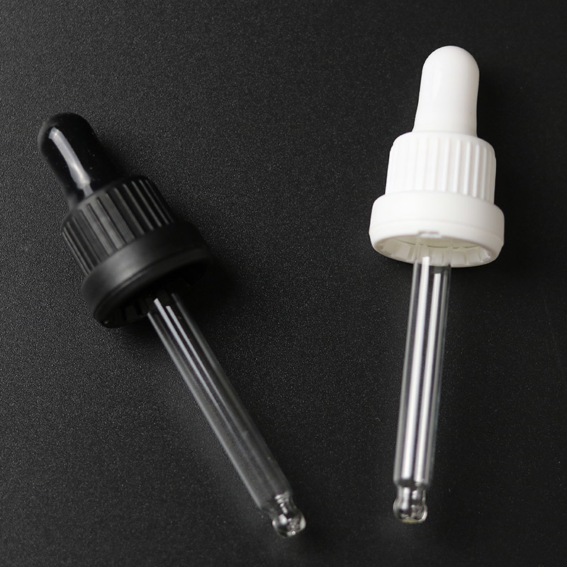 Wholesale Black Child Proof Glass Dropper for 30ml 50ml Bottle (ND06)