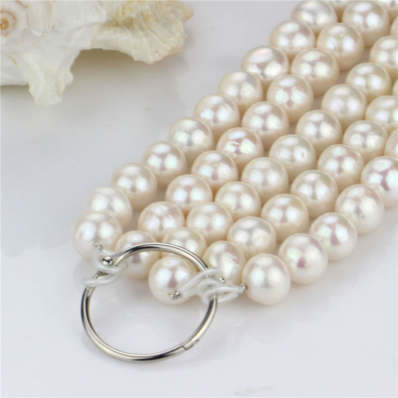 Fresh Water Pearl Strand AA- 12mm Edison White Loose Pearl Strand