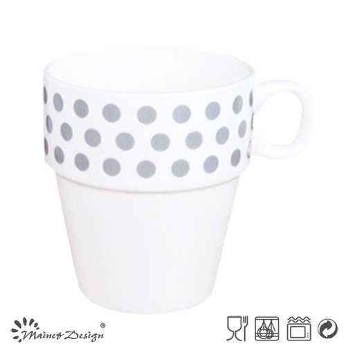 10oz Stackable Mug Elegant Design with Simple Color Print