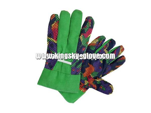 PVC Dotted Cotton Gardening Glove (2601)