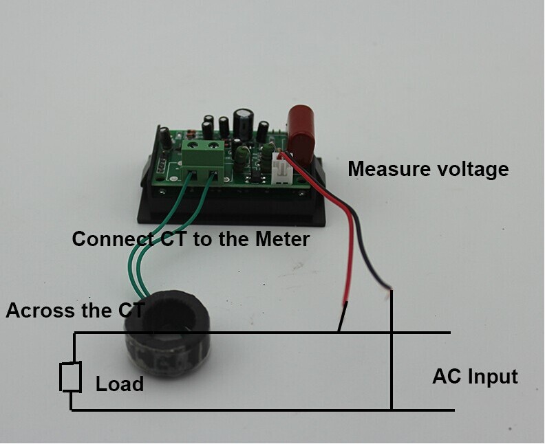 Dl85-2041 AC LED 3 Digits Ammeter and Voltmeter