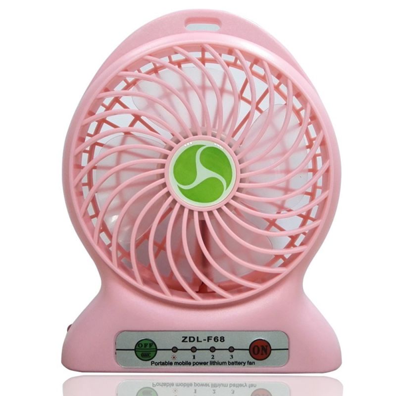 USB Mini Fan Portable Electric Fans LED Portable Rechargeable Desktop Fan Cooling Air Conditioner Portable Fan with a Battery