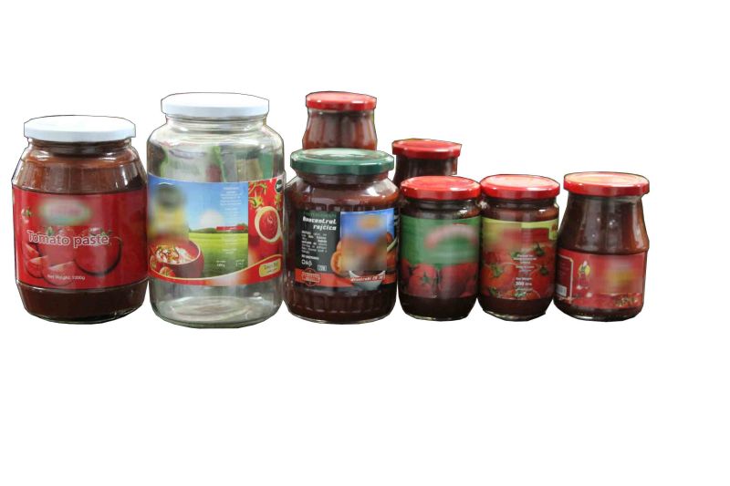 Tomato Paste in Glass Jar