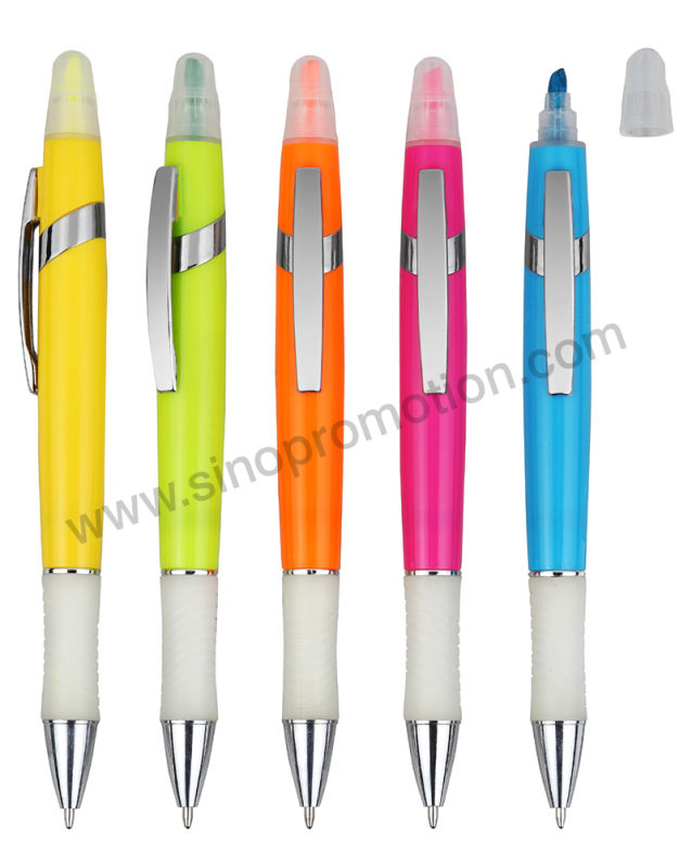 Highlighter Ball Pen with Highlighter Gp2498c