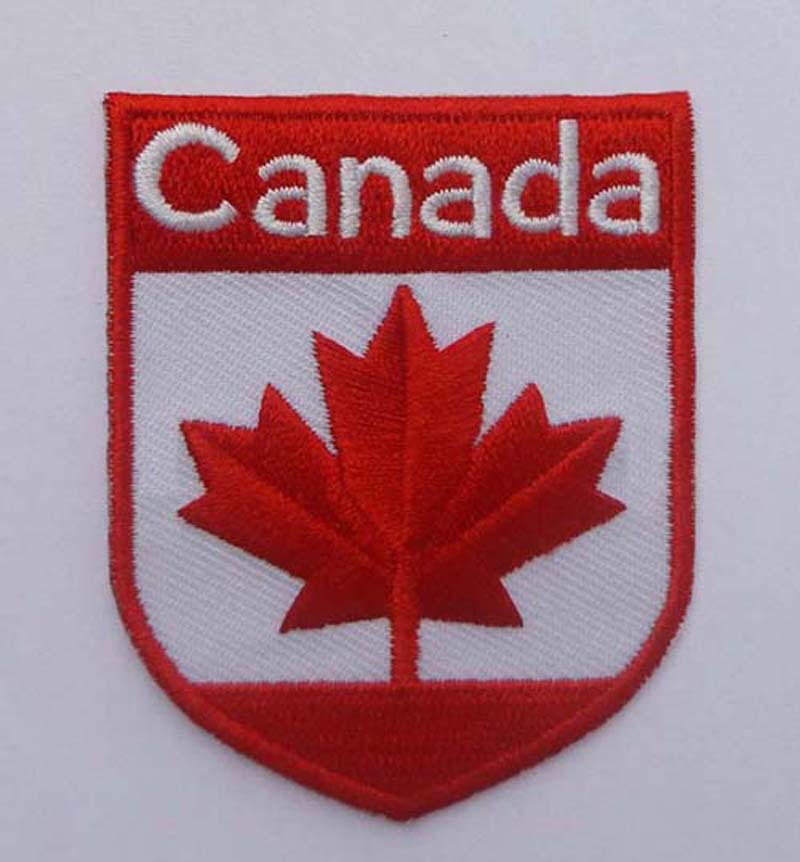 Singapore Flag Embroidery Badge Custom National Patch (GZHY-PATCH-012)