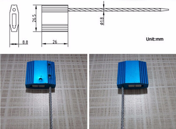 Jccs-002 Cable Wire Lead Seal for Container and Tanker Trucks