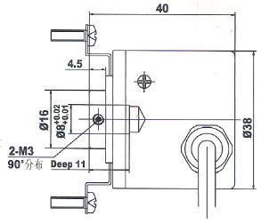 Ihc3806 Shaft Diameter6mm 600pr Hollow Shaft Rotary Incremental Encoder