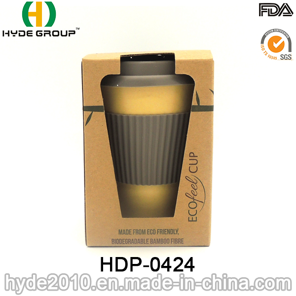 2016 Hot Sales Eco-Friendly Organic Bamboo Fiber Coffee Cup (HDP-0424)