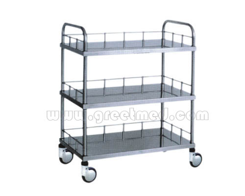 Medical Stainless Steel Instrument Trolley