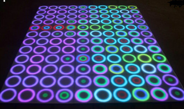 Great Proformance Programable Interactive LED Dance Floor Lights