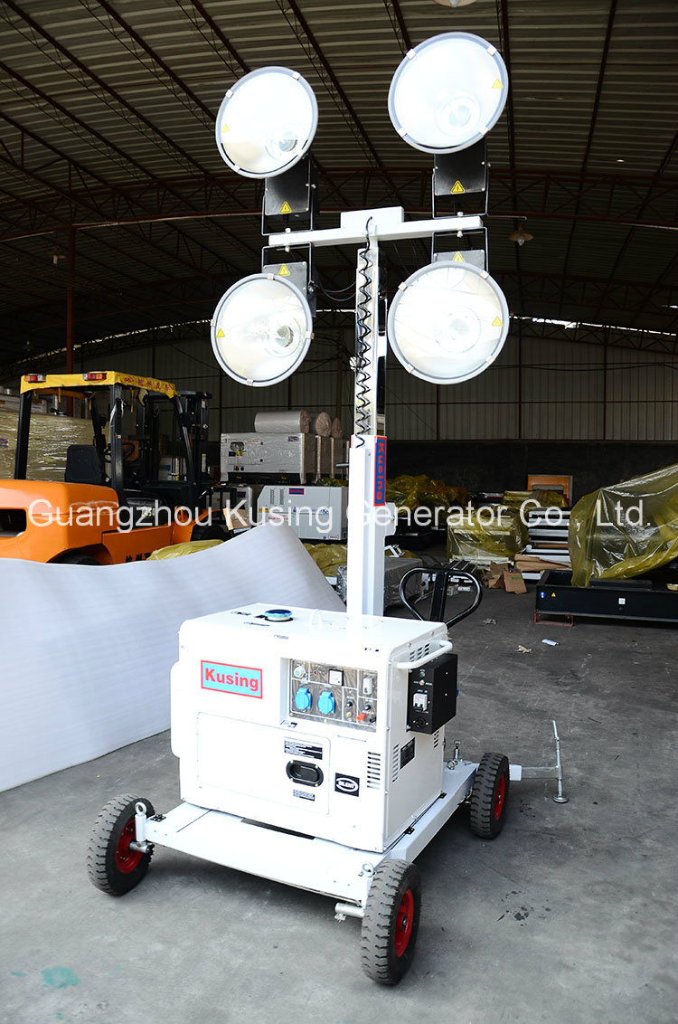 portable Mobile Light Lighting Tower Generator Set Series