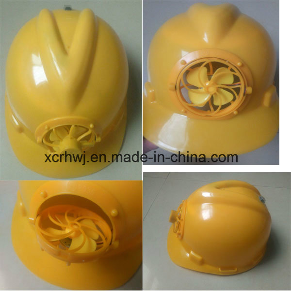 High Strength Good Rigidity Solar Power Welding Safety Helmet with Fan Helmet, Fan Safety Helmet for Construction Worker in The Electric Power