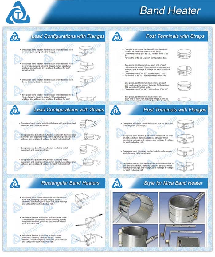 CE Approved Industrial Mica Band Heating Element