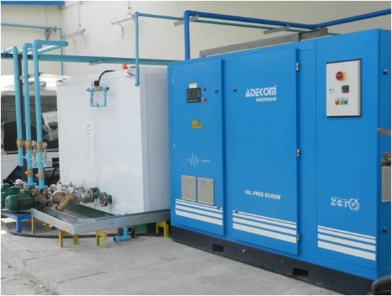 VSD Non-Lubricated Rotary Dry Screw Air Compressor (KC30-10ET) (INV)