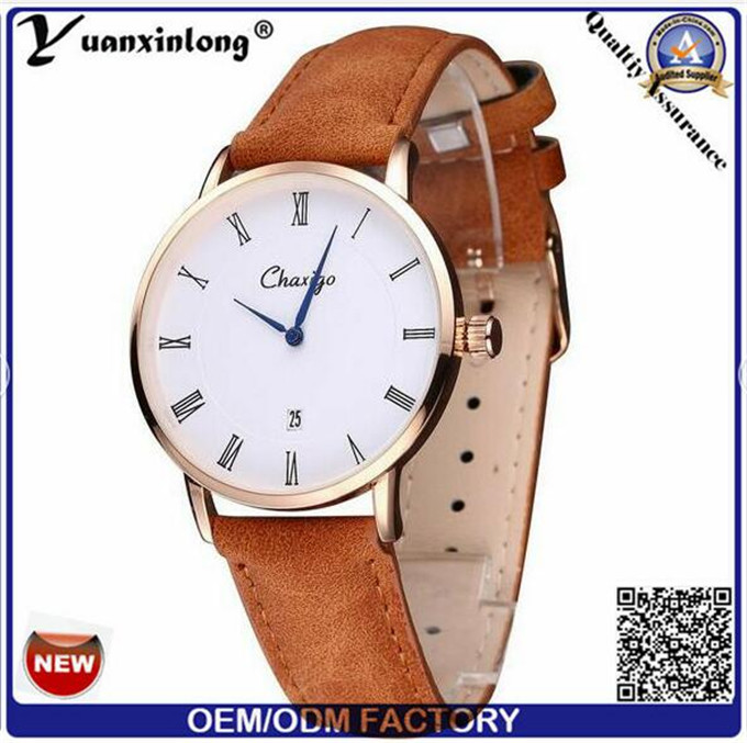 Yxl-306 Mens Simple Dw Style Watches Date Fshion Cheap Men Watch Business Genuine Leather Strap Watch