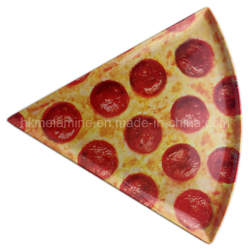 Round and Triangle Melamine Pizza Plate (PT3163)