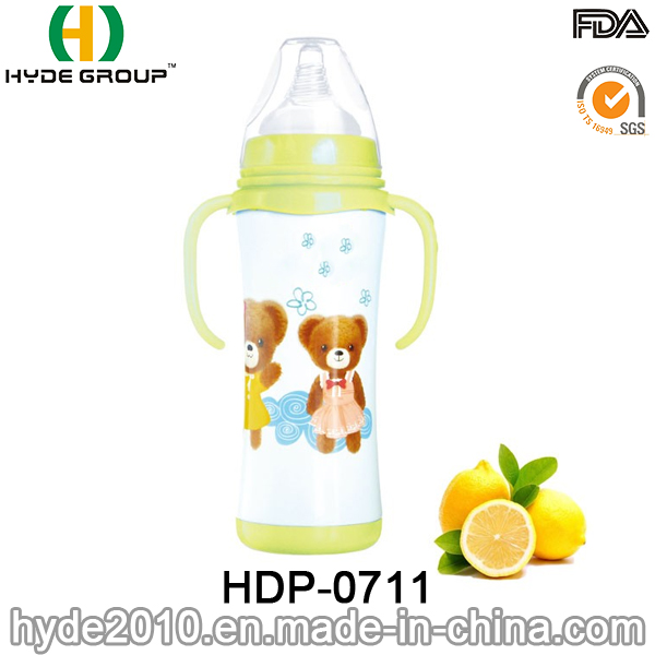 Cheaper Wholesale 180ml Stainless Steel Baby Feeding Bottle (HDP-0711)