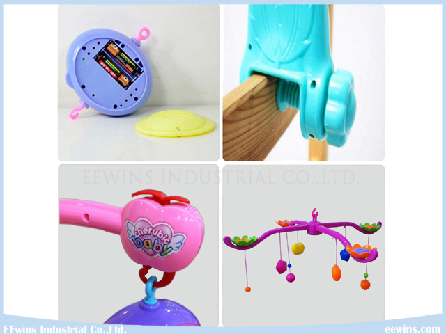 Electric Musical Baby Mobiles on Cot for Baby