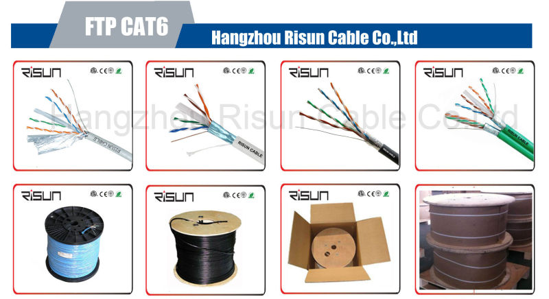 High Quality Twisted Pair Network FTP CAT6 Cable with Frpvc Sheath