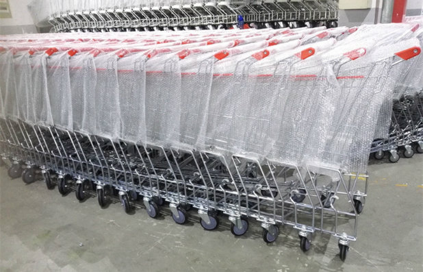 180L China-Made Asia Shopping Cart with Big Capacity