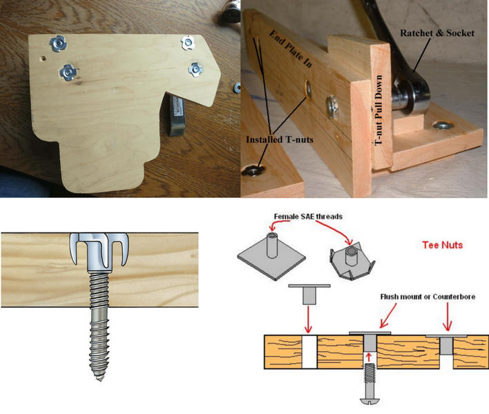 T Nuts for Building, Furniture