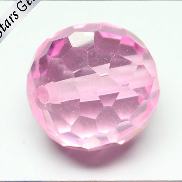 Faceted Cut Round Cubic Zirocnia Gemstone Beads