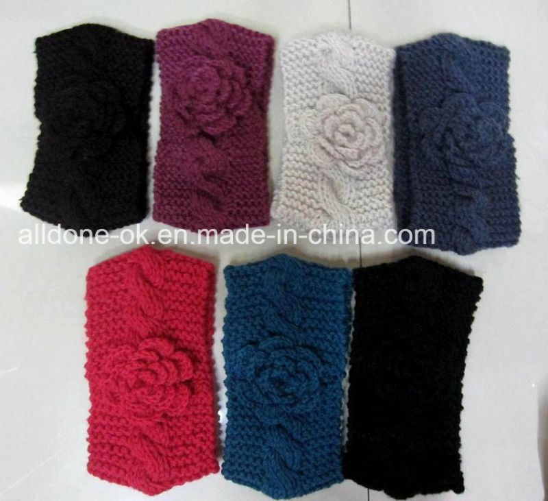 Custom Fashion New Design Hand Knitted Ladies Headband Neckwarmer Turban