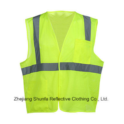 China High-Visibility Reflective Mesh Safety Breathable Vest