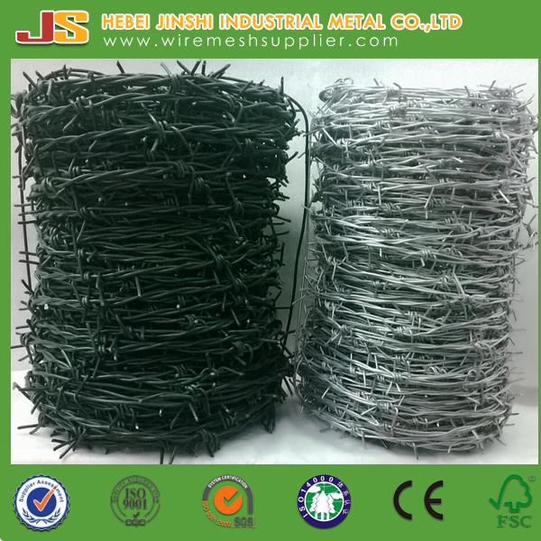 China Factory Directly Hot Dipped Galvanized Barbed Wire Fence