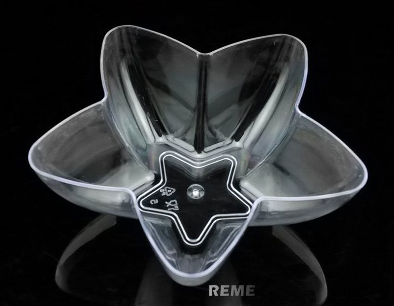 Plastic Bowl Disposable Bowl Pentagon Shaped Tray