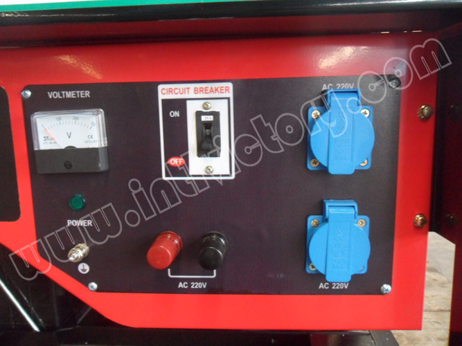 10kVA Gasoline Twin-Cylinder Electric Generator for Home Use with CE/Soncap/Ciq Certifications