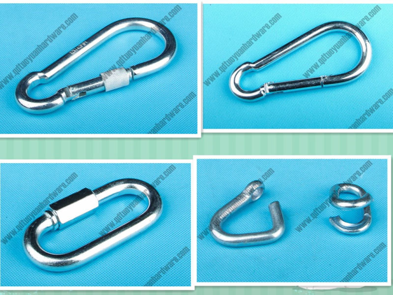 Galvanized DIN 5299 C Carabiner Snap Hook