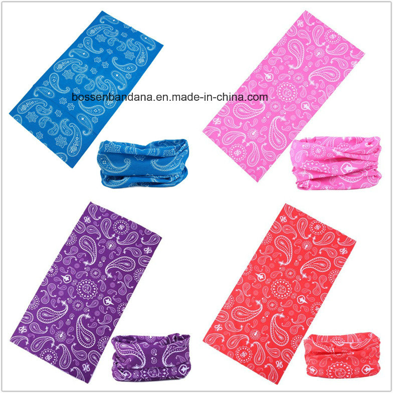 Promotional Customized Paisley Multifunctional Elastic Headband