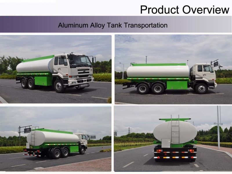 22500L Aluminum Alloy Fuel Tank Truck for Diesel Oil Delivery